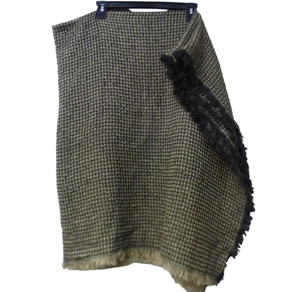 Treasure & Bond Thermal Knit Scarf, Brown/Taupe, One Size
